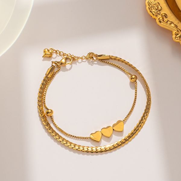 

fashion hand chain female new designer link stainless steel gold plated engagement wedding jewelry wholesale 5pcs/lot, Black