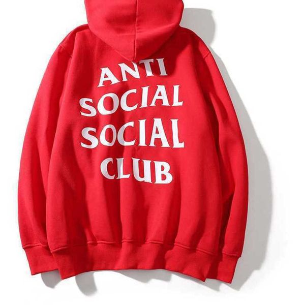 

designer new american anti social assc super plush hoodie pullover trendy brand won men hoodie161, Black