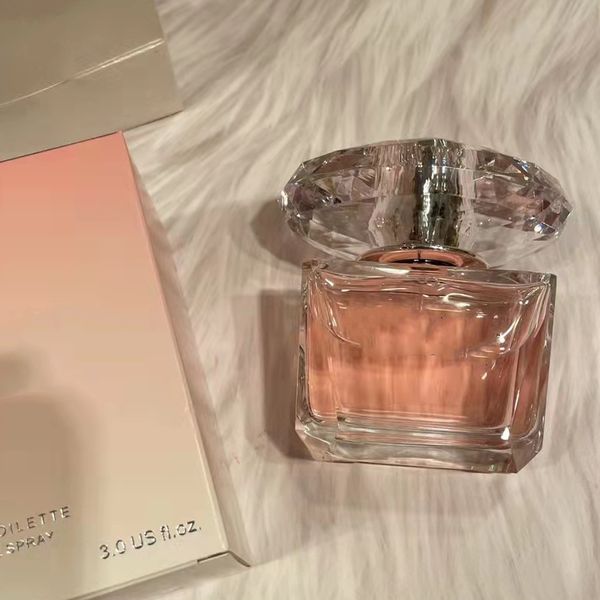 

lady spray perfumes fragrances for woman perfume spray 90ml floral fruity gourmand edt good quality pink/yellow/red diamond perfume ing