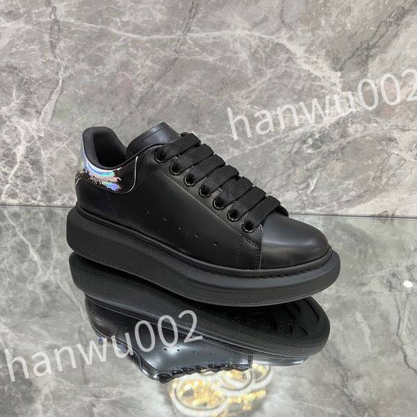 

new luxury sneakers shoes low casual women soft leather walking men's outdoor runner trainers, Black