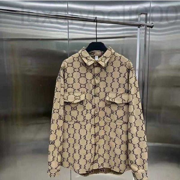 

men's jackets designer 2023gg men oversized denim shirts fashion g oversize long sleeves dress shirt for man clothing casual jacket osq, Black;brown