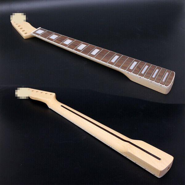 

new guitar neck 21fret 25.5inch rosewood fretboard matte coat block inlay#s13