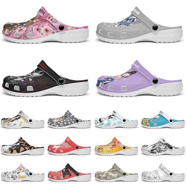 

Customized exquisiteand comfortable fashionable beautiful clean Diy shoes for men and women's indoor slippers 43-101904