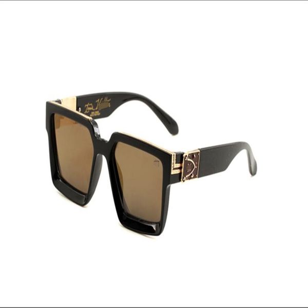 

men women full frame vintage sunglasses for shiny sell gold plated 09932106, White;black
