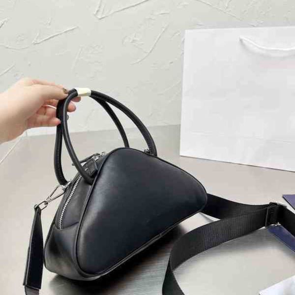 

evening bags tote bag women triangle handbag designer fashion clutch leather shoulder luxury brand crossbody bags lady wallet 220524