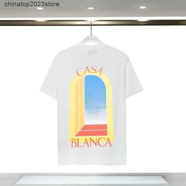 

men's t-shirts mens 2023 designers t shirt man womens tshirts with letters print short sleeves summer shirts men loose casablanc tees a, White;black