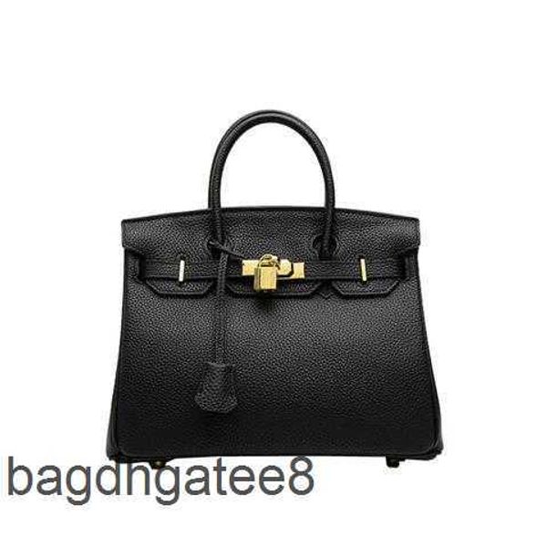 

shoulder h tote birkins bag handbags bags 2023 herms burkin lychee pattern leather women's luxurys layer fashion portable 4oso