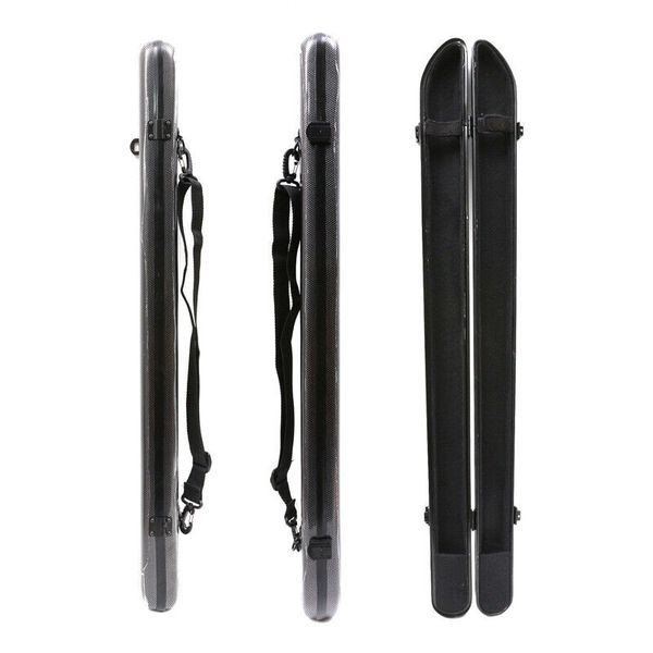 

yinfente black violin/viola/cello bow case/box carbon composite light advanced