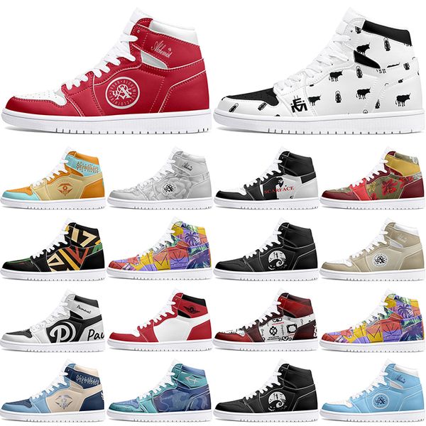

New Customized Shoes 1s winter DIY shoes Basketball Shoes males 1 females 1 Anime Character Customized Personalized Trend Versatile Outdoor sports sneaker