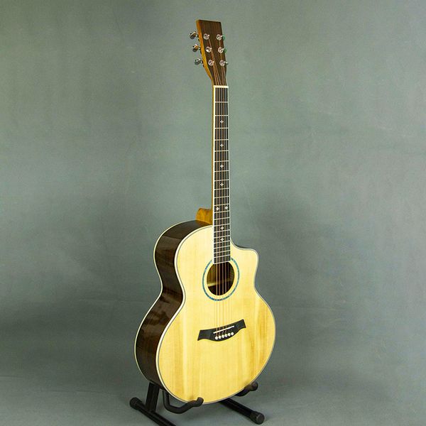 

40 inch acoustic guitar with cutaway beginner starter