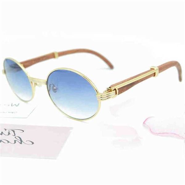 

2023 designer glasses model round wood sun glasses shades eyewear for men luxury wooden sunglass gafas sol sunglasses, White;black