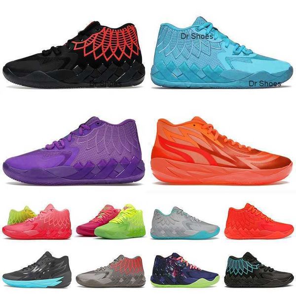 

luxury basketball shoes lamelos ball mb.01 rick and morty low men sneakers outdoor trainers black red blast hornets away queen city supernov