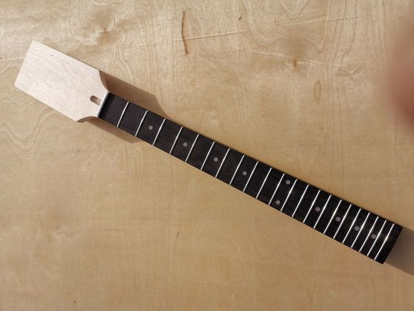 

paddle maple 22fret guitar neck 24inch rosewood fretboard dot inlay bolt on#d8