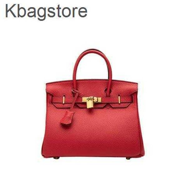 

birkins layer fashion hermas women's bag lychee bags designer leather h 2023 portable woman pattern 8oop