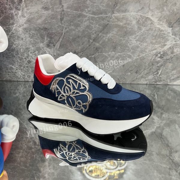 

fashion brand low-shoes designer men casual shoes mens multi-color lace-up sports shoes fashion running shoes soft and comfortable platform, Black