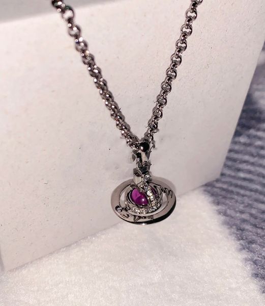 

designer brand pendant necklaces letter vivian chokers luxury women fashion jewelry metal pearl necklace cjeweler westwood 44, Silver