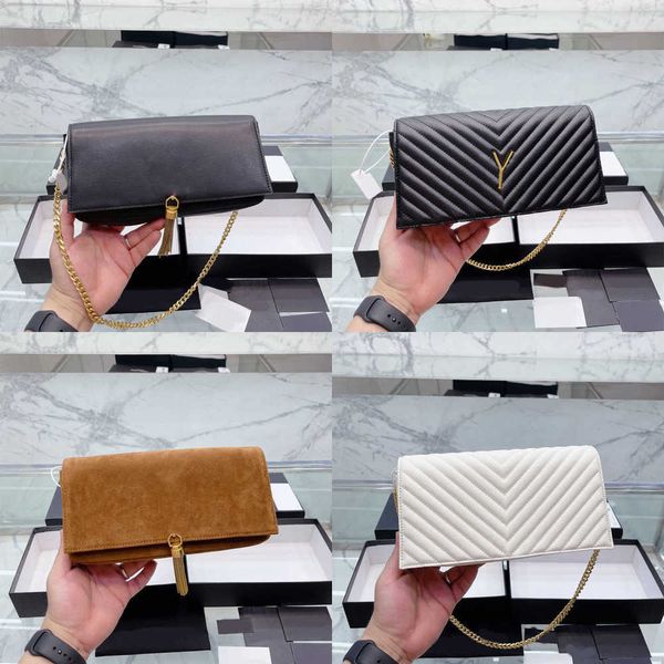 

vintage designer bags woman shoulder bag luxurys handbags frosted leather chain envelope handbag women underarm bags 220920