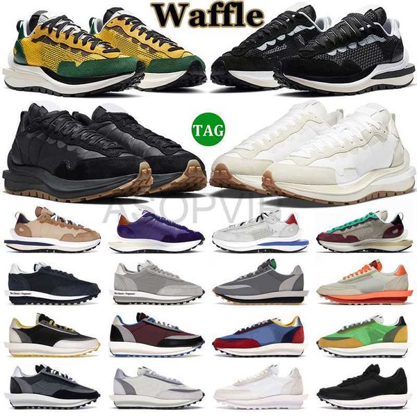 

2022 vaporwaffle ld waffle running shoes men women black white nylon sail gum cool grey bright citron pine green blue multi mens trainers ou