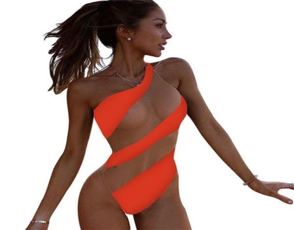 

striped one piece swimsuit mesh swimwear beach bathing suit 1114223541