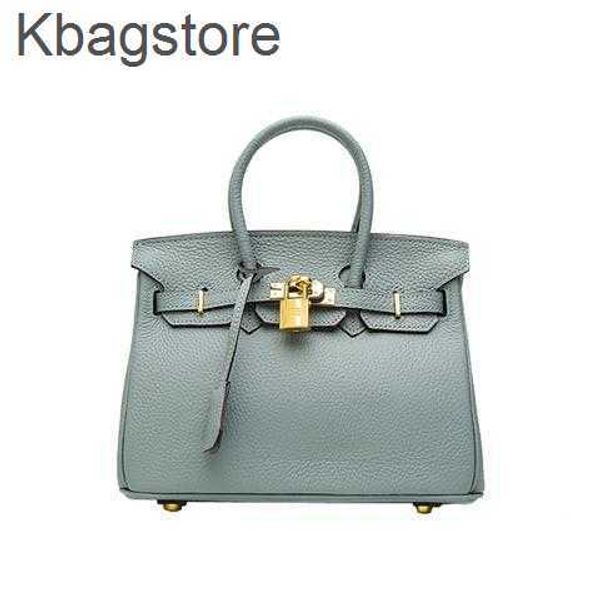 

h layer portable hermas bag women's bags leather lychee 2023 woman fashion pattern birkins designer d9m7