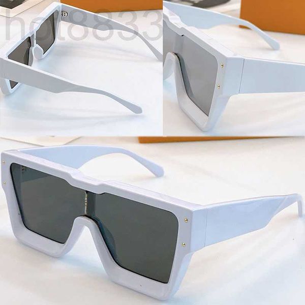 

sunglasses designer cyclone men optical white acetate frame thick plate front reflective crystal diamond temple golden letters women galsses, White;black