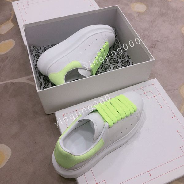 

2023new women mens brand sneakers shoes trainers sports lace-up brands patent leather mesh rubber sole fabric outdoor casual walking shoes, Black