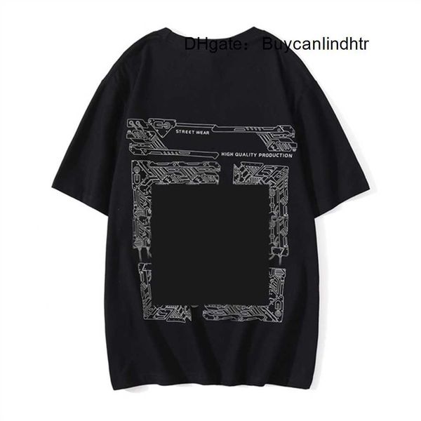 

off t-shirt starry sky fireworks short-sleeved summer fashion brand couple men and women pure cotton cowboy688 zkl0, White;black
