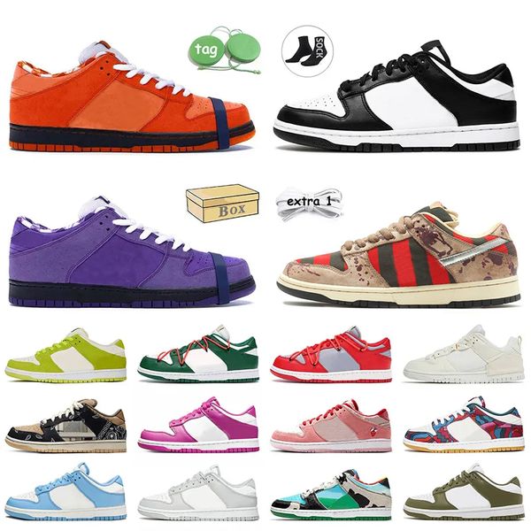 

concepts purple orange lobster designer casual shoes krueger with box women men big size 48 low black white unc lows parra teddy bear