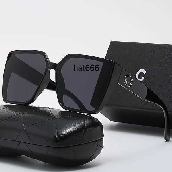 

mens women designer sunglasses luxury channel glasses fashion eyewear diamond square sunshade crystal shape sun full package glasses lunette, White;black