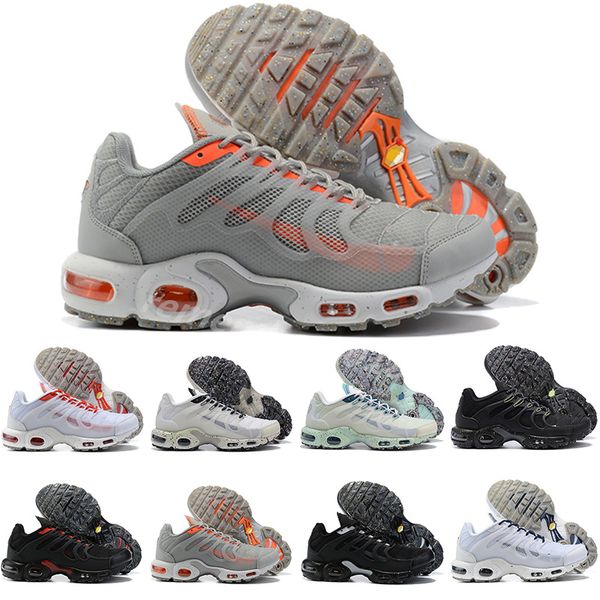 

tn plus 3 terrascape men women running shoes atlanta rose unity enfant noir blanche scarpe triple white black tns mens trainers des chaussur, White;red