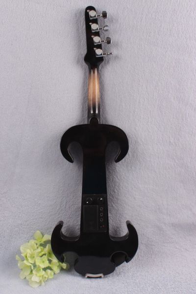 

yinfente guitar head 4/4 electric violin wooden body nice tone case #ev23
