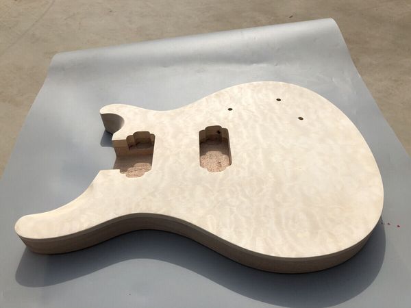 

new electric guitar body solid body mahogany maple quilted maple veneer diy