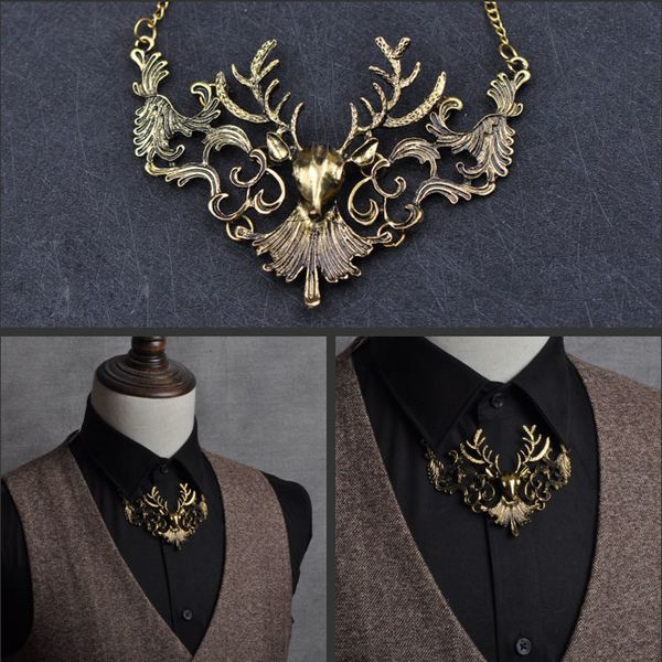 

neck ties elk bow tie high-end fashion women's necklace groom wedding casual banquet accessories gift personality men's jewelry 23, Blue;purple