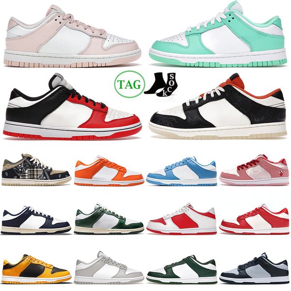 

us13 men women shoes designer sneakers panda white black university blue court purple vintage navy team green casual mens outdoor trainers r