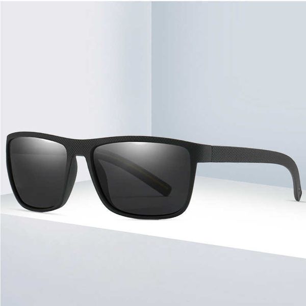 

sunglasses djxfzlo brand polarized sunglasses for men plastic oculos de sol men's fashion square driving eyewear travel sun glass p2304, White;black