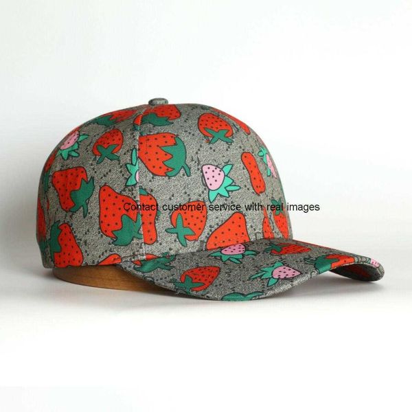 

88strawberry baseball caps man's cotton cactus classic letter ball caps summer women sun hats outdoor adjustable snapback cap girl&#039, Blue;gray