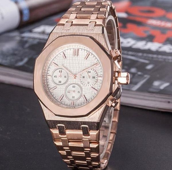 

audemar piquet luxury man wrist designer 42mm automatic mechanical fashion classic style stainless steel waterproof luminous sapphire watche, Slivery;golden