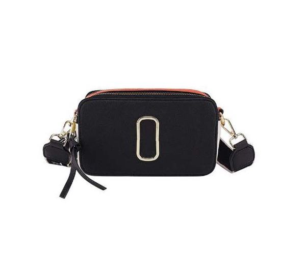 

retail designer women bags new 2023 contrast color small square bag trend letter single shoulder messenger bag, Black;red