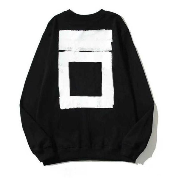 

fashion men's luxury sweatshirts offer brand pullover shirts hoodies designers women sweater arrow cross letter print hoodie hip hop co, Black