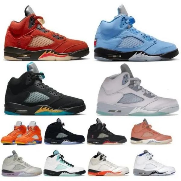 

jumpman 5s men woman basketball shoes 5 aqua easter unc alternate grape what the raging bull red suede metallic men trainers sports sneakers