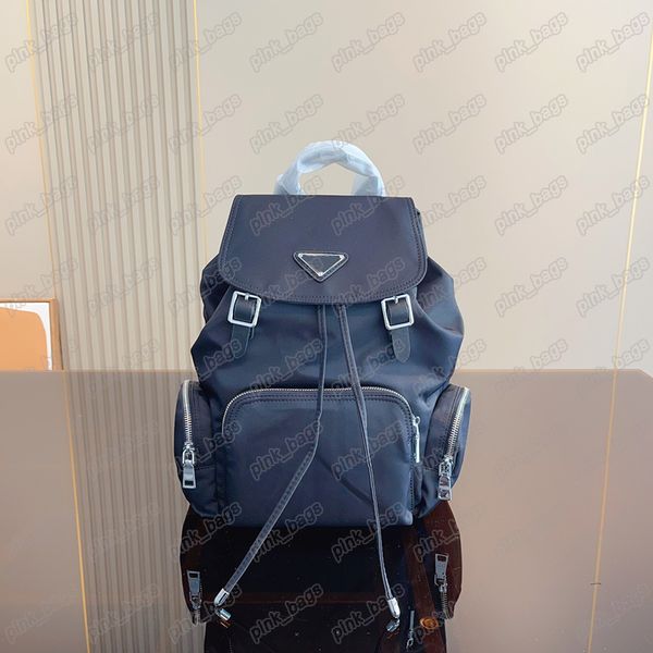 

fashion nylon designer backpack for women mens black triangle p designers pack rucksack handbag purse bum tote bag wallet handbags 2304071bf