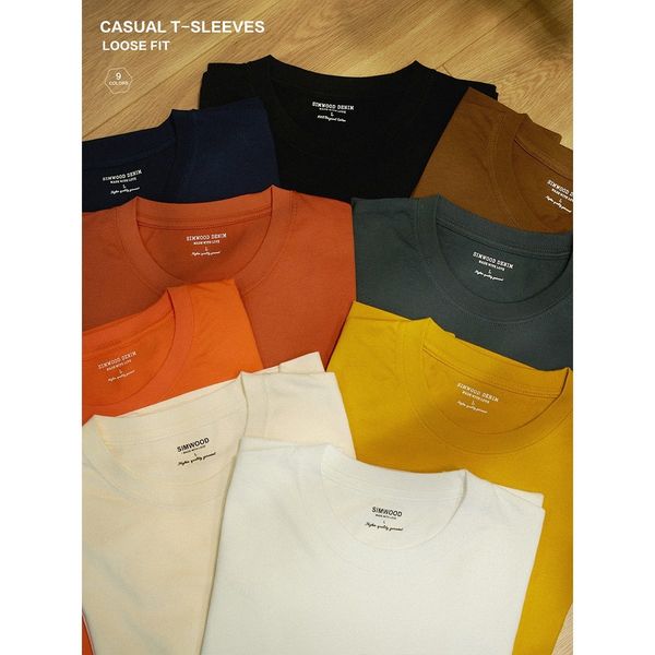

mens tshirts summer 100% cotton white solid t shirt men causal oneck basic tshirt male classical 190449 230419, White;black