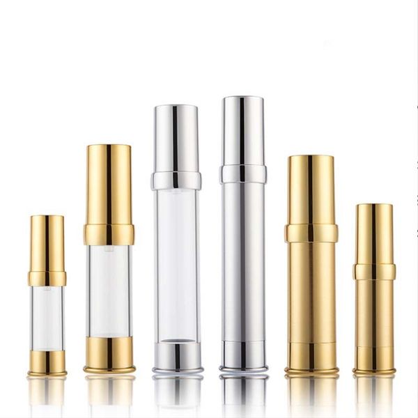 

500pcs/lot 5ml 10ml refillable bottles cosmetic vacuum spray pump bottle for perfume essence lotion