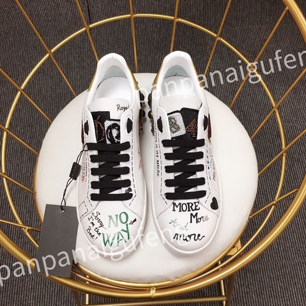 

new calfskin women sneakers shoes leather trainers famous comfort outdoor trainers men's casual walking, Black