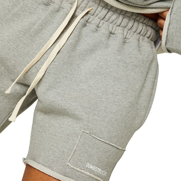 

men s shorts summer running ruffled cotton casual jogging fitness gym training fashion street grey bottoms clothing 230407, White;black