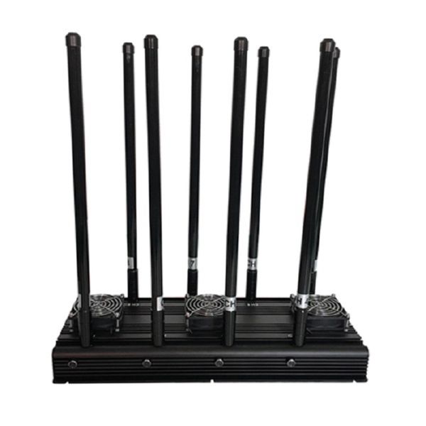 

high power 8 bands deskjamm er gsm 3g 4g 5g uhf vhf wifi bluetooth lojack lora gps signal block er for meeting roon