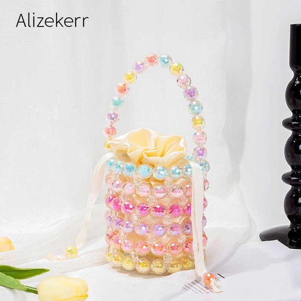 

evening bag color beaded bucket cute crossbody bag for women new korean design