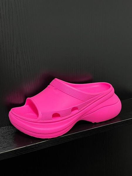 

designer comfort sandal slippers women leather shoes womens luxury metal decoration slipper summer casual shoe beach flip flops size, Black