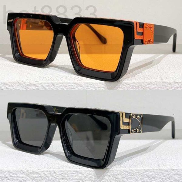 

sunglasses designer mens classic millionaire man woman black frame shopping club party glasses travel vacation uv400 protection with origina, White;black