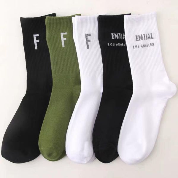 

designer socks fashion mens ef women multicolor cotton breathable quality men classic high mixing football basketb uuutm, Black
